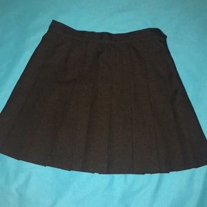 Pleated Mini Skirt